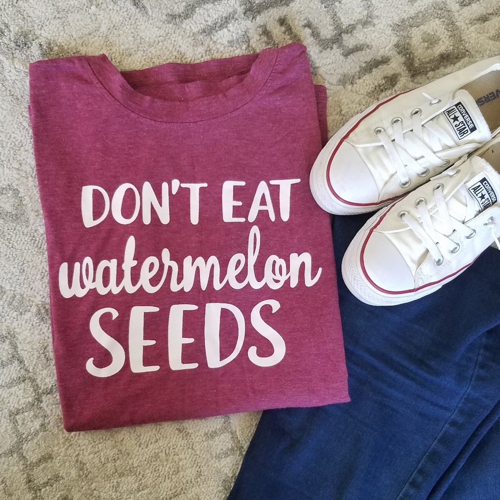 Don't Eat Watermelon seeds tee XXL